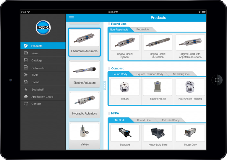 Bimba Sales Enablement App Interactive Marketing Catalog App