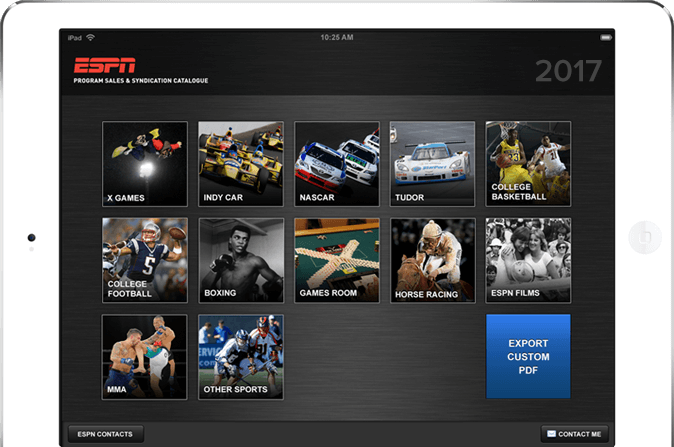 ESPN_iPad Software Development Company