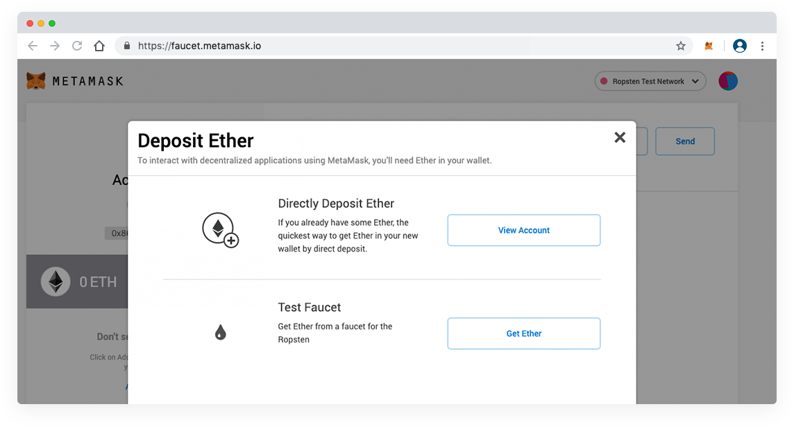 secure way to create ethereum test